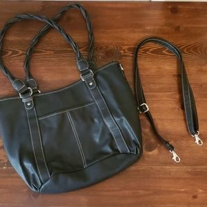 Black Handbag with Shoulder Strap